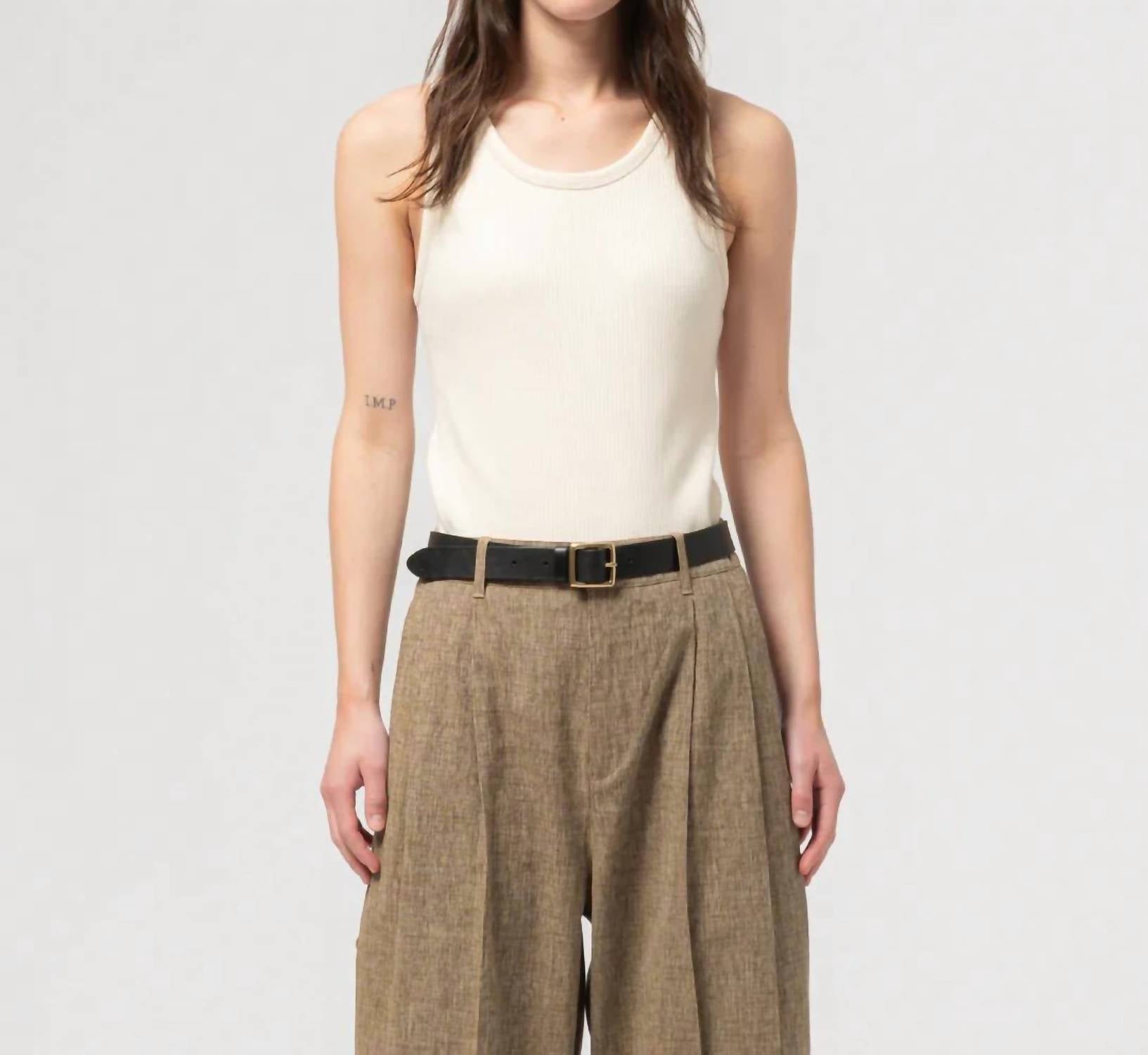 Girls Of Dust - Military Rib Jersey Tank Top
