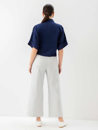 Fifteen Twenty - Women's Janice Cuffed Sleeve Tie-front Top