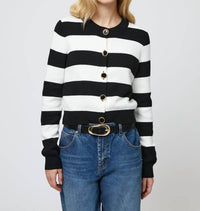 French Connection - Nadya Stripe Cardigan