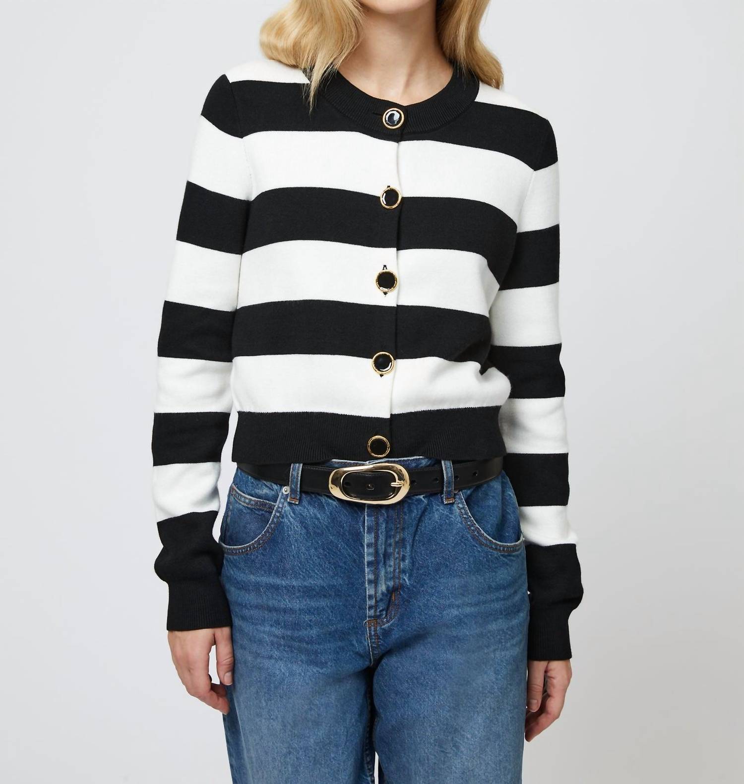 French Connection - Nadya Stripe Cardigan