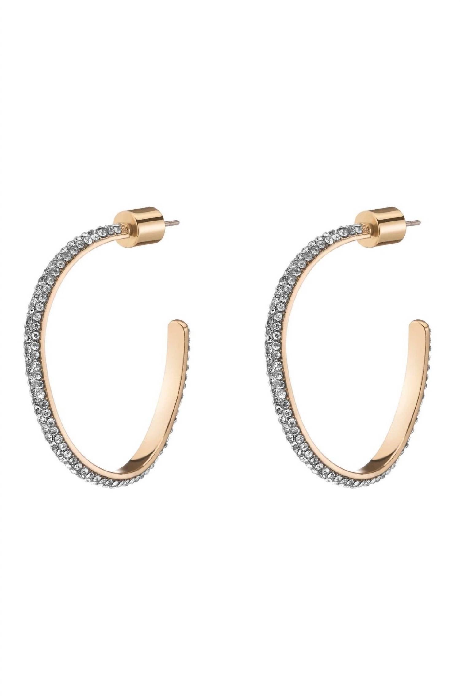 Demarson - Women's Mini Pave Calypso Hoop