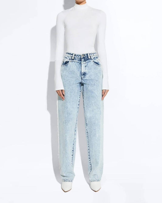 Lapointe - Lightwash Denim Double Seam Pant