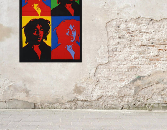 Bob Marley - Classic Four Photo Tapestry