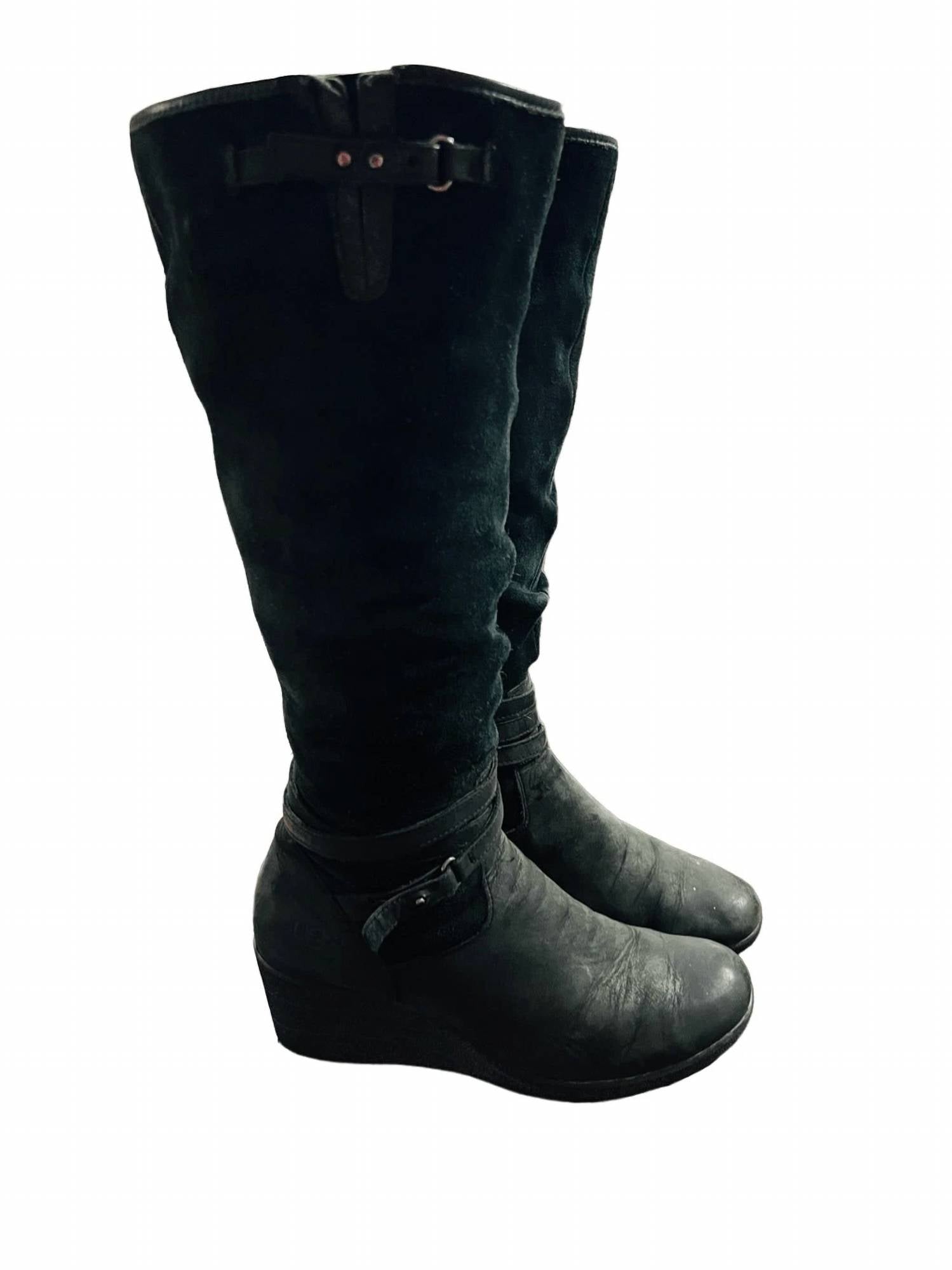Ugg - Women's Lesley Waterproof Wedge Knee High Boots
