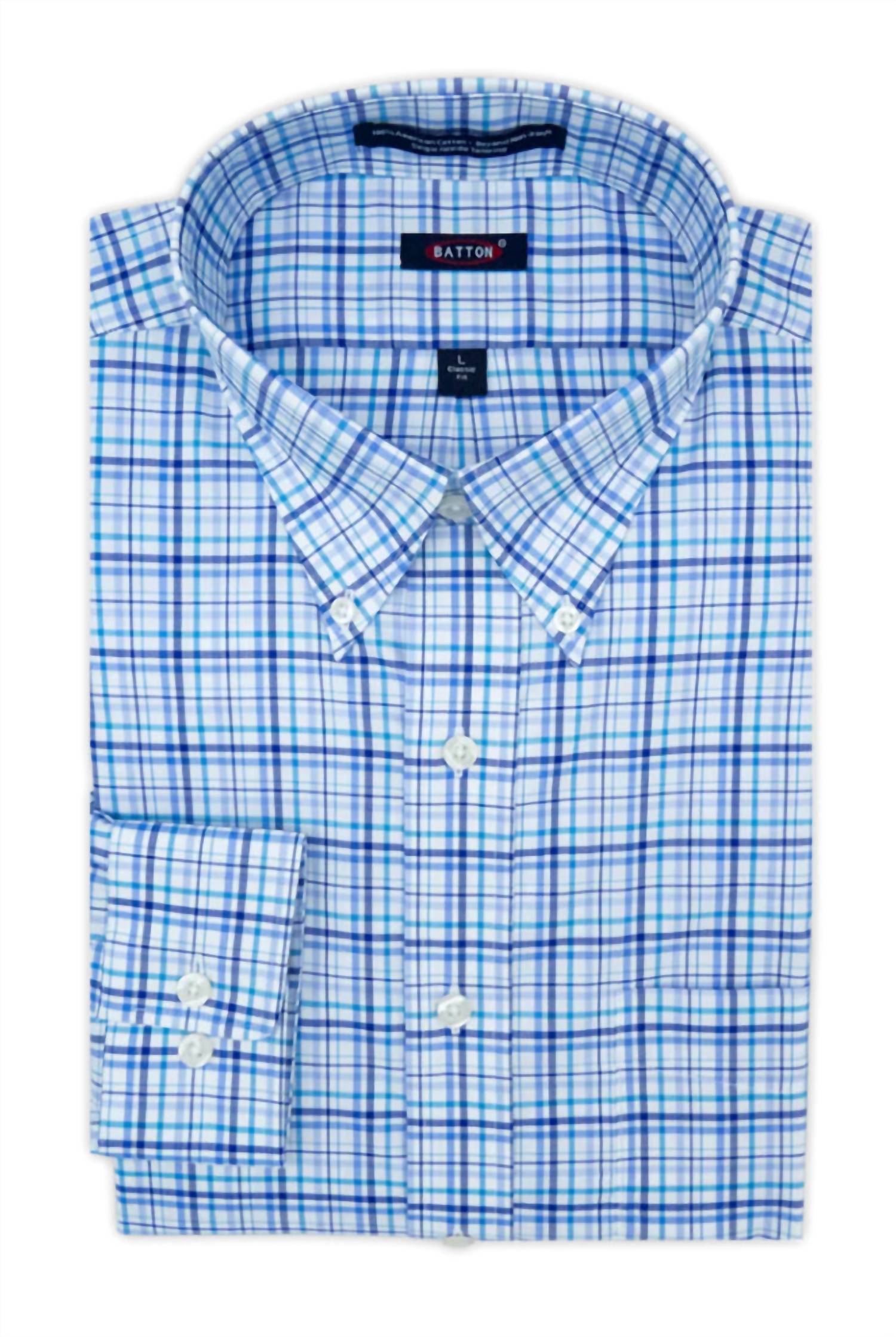 Batton - Dale Non-iron Cotton Sport Shirt