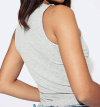 Lna - Ribbed Double Layer Tank Top