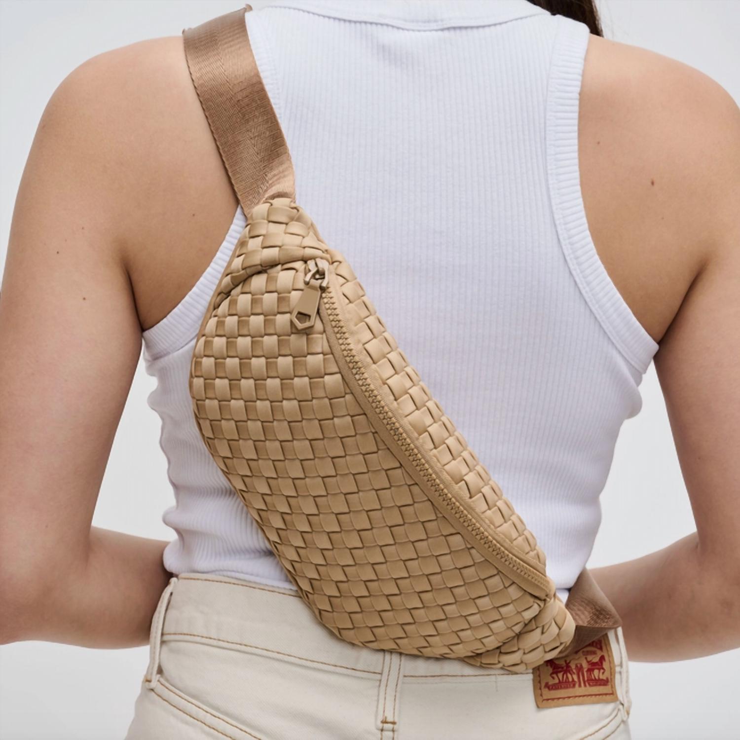 Sol And Selene - Women's Aim High Woven Neoprene Belt Bag