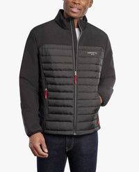 London Fog - Ridgewood Mix Media Midweight Jacket