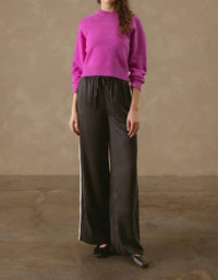 27 Miles Malibu - Alyson Cropped Cashmere Crewneck Sweater