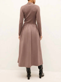 Marie Oliver Barrett Dress in elephant - women's dress - detail view