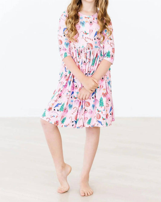Mila & Rose - Girl's Sugarplum Fairy Pocket Twirl Dress