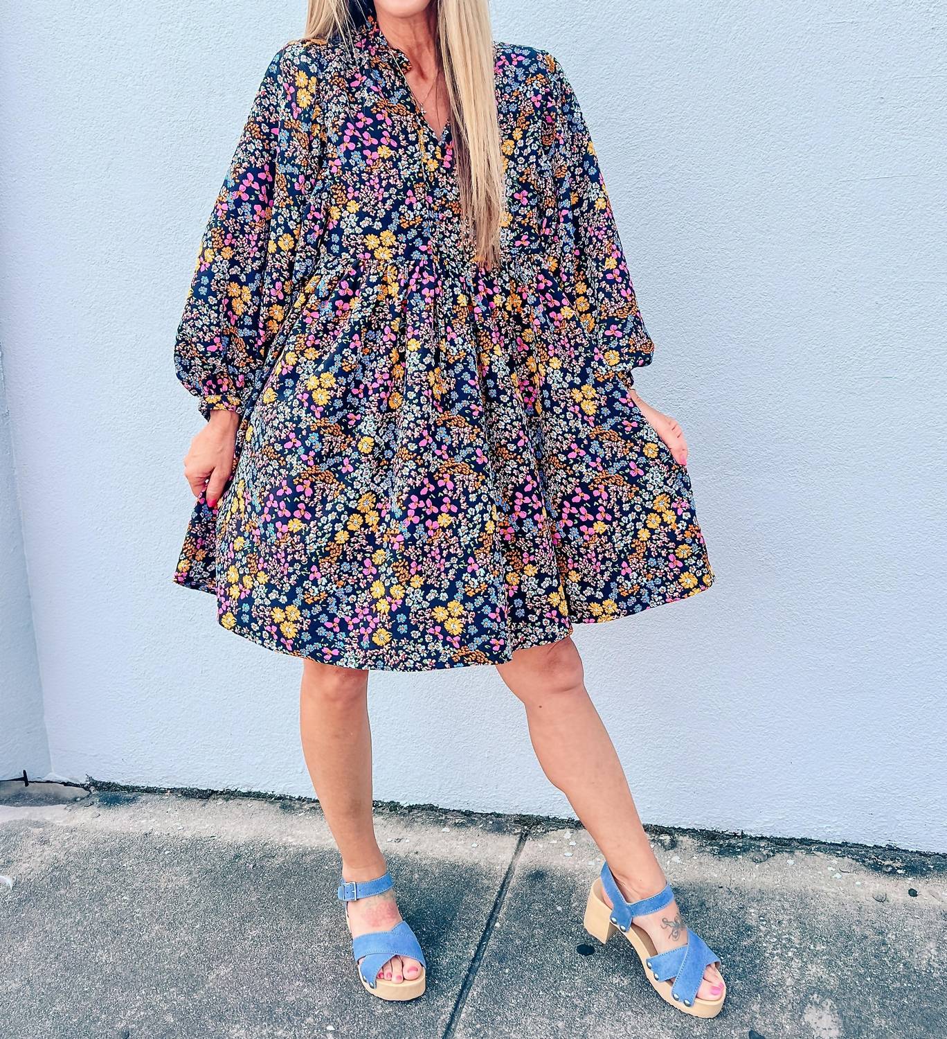 Jodifl - Petal Parade Floral Dress
