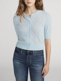Frame - Delicate Cashmere Short Sleeve Cardigan