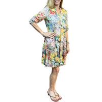 Shana Apparel - 3/4 Sleeve Tier Crinkle Dress