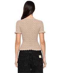 Sea - Ruby Woven Knit Top