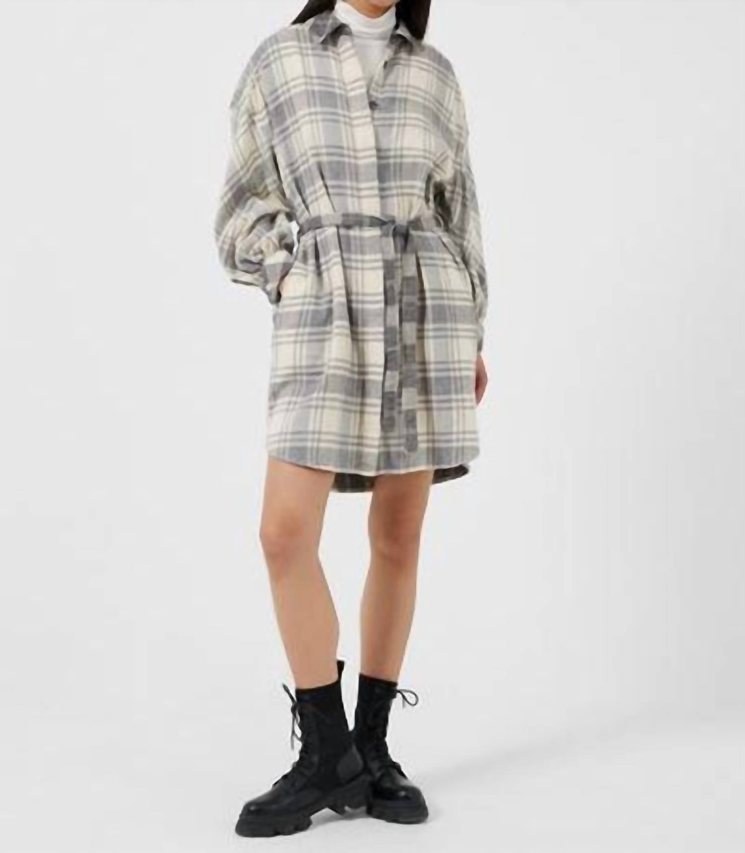 French Connection - Arla Flannel Shirt Dress
