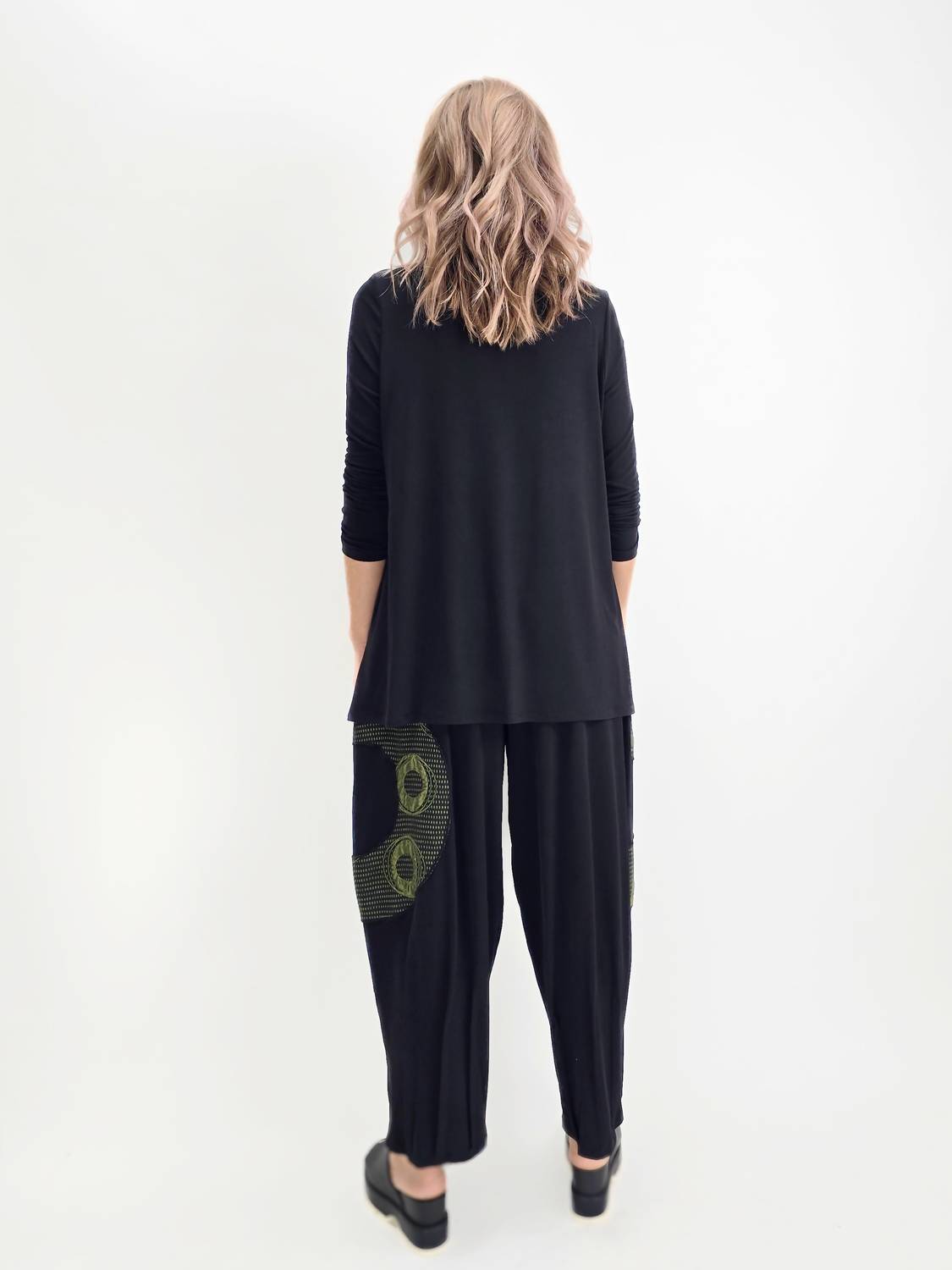 Ic Collection - Half Moon Long Sleeve Top