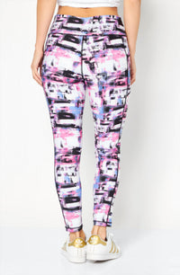 Dkny - Printed High-waist 7/8 Legging