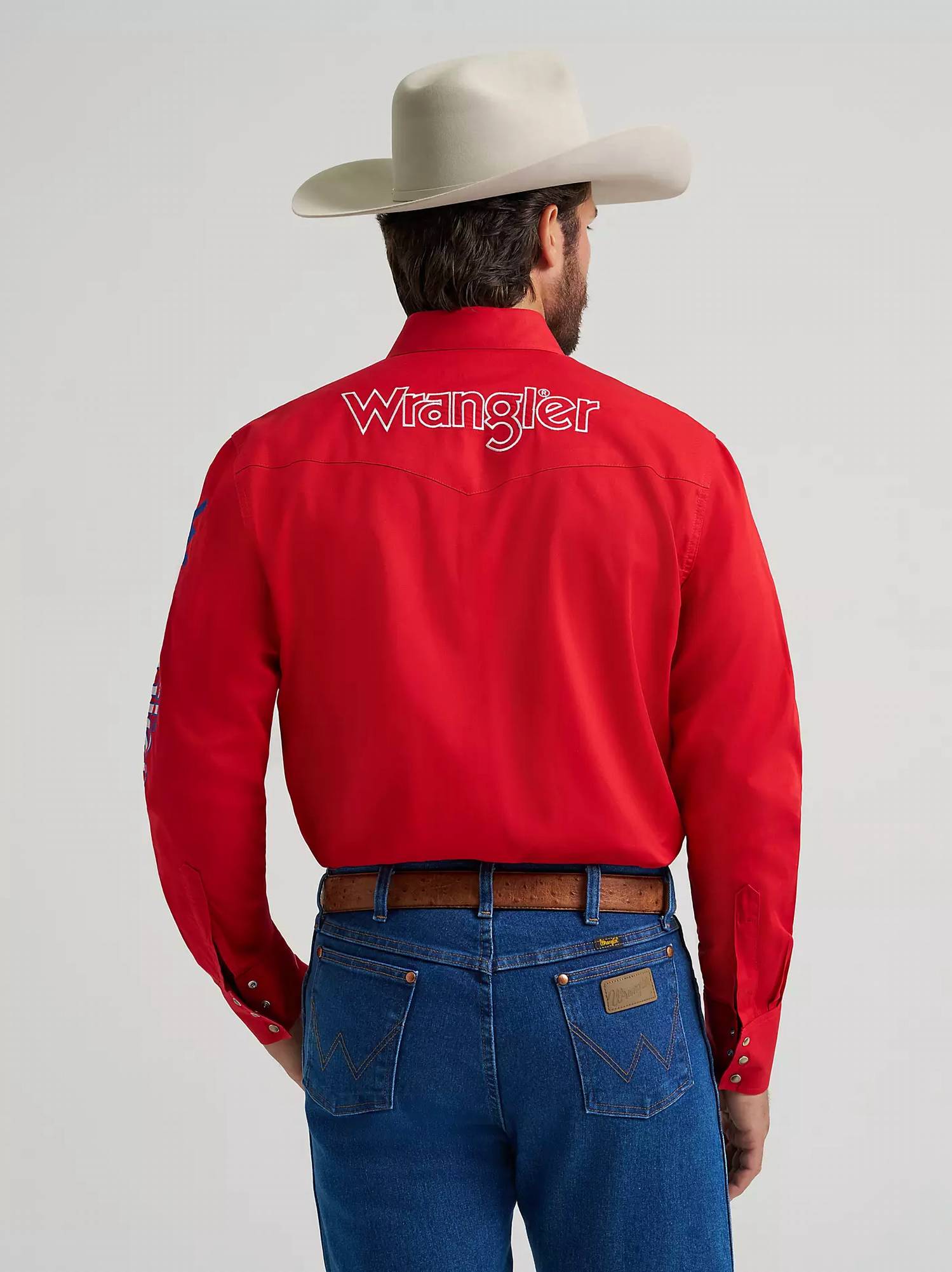Wrangler - American Flag Logo Shirt