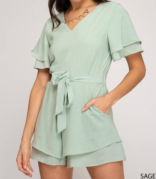 Ruffled Romper