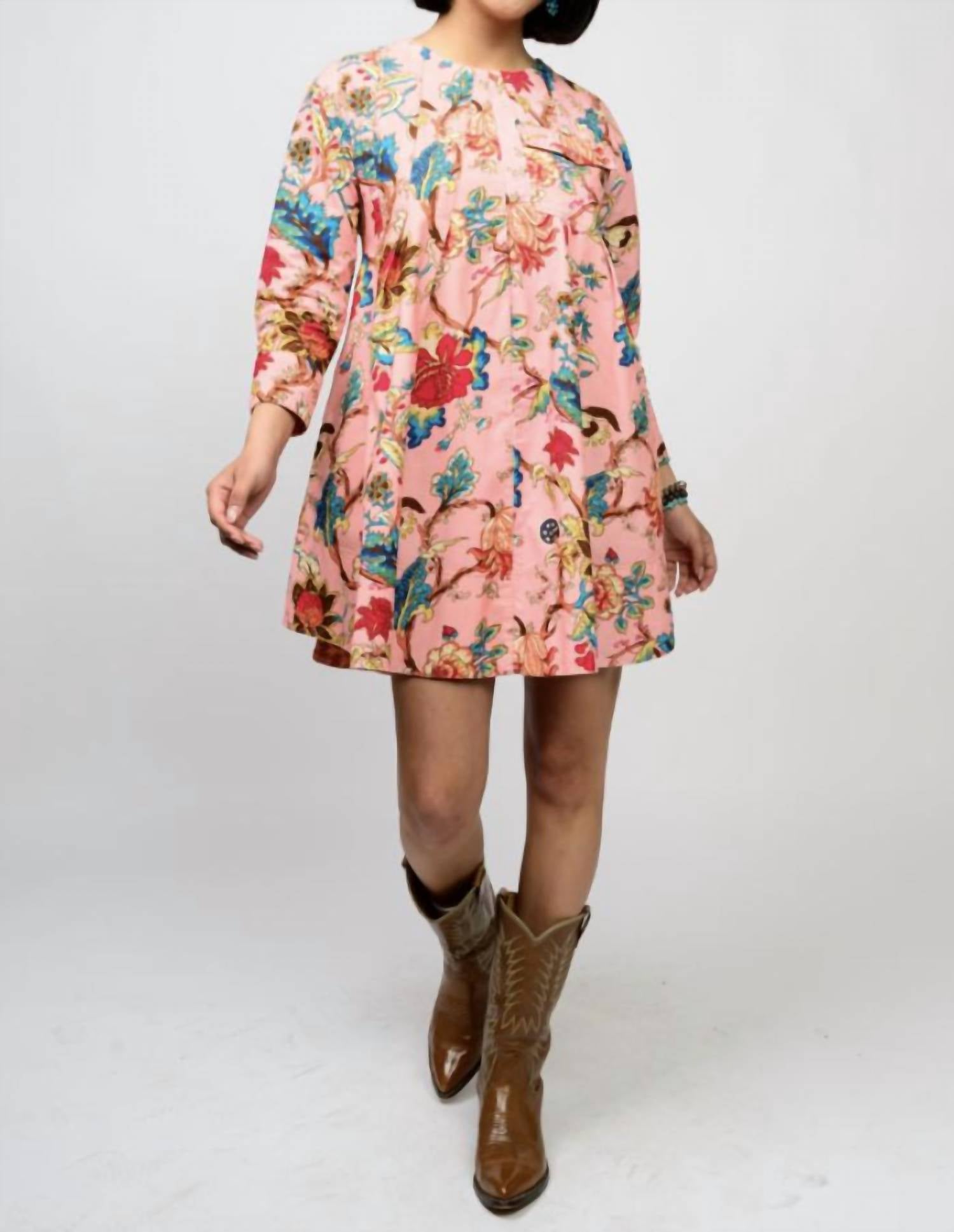 Ivy Jane - Tuck And Swing Long Sleeve Dress
