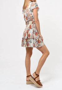 Greylin - Keina Flutter Sleeve Mini Dress
