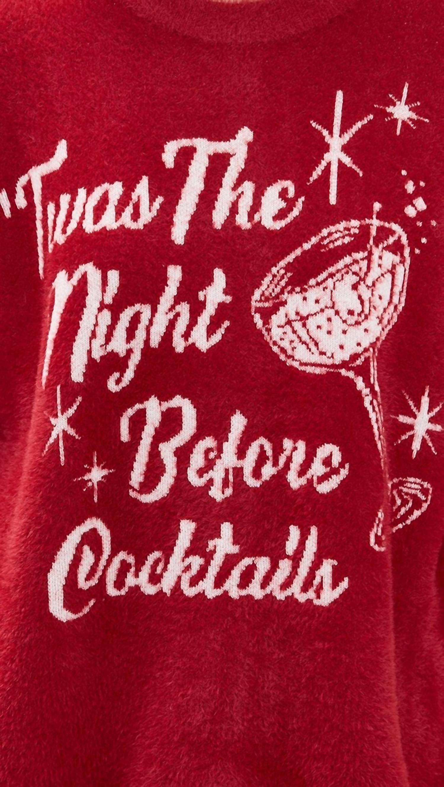 Show Me Your Mumu Twas the Night Knit Sweater in red - women's sweater - view 4