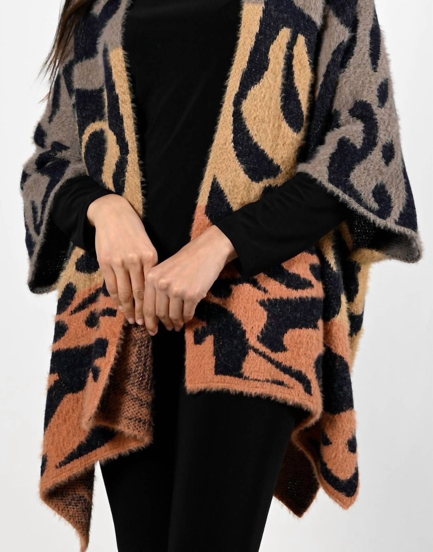 Frank Lyman - Aleah Abstract Print Cardigan