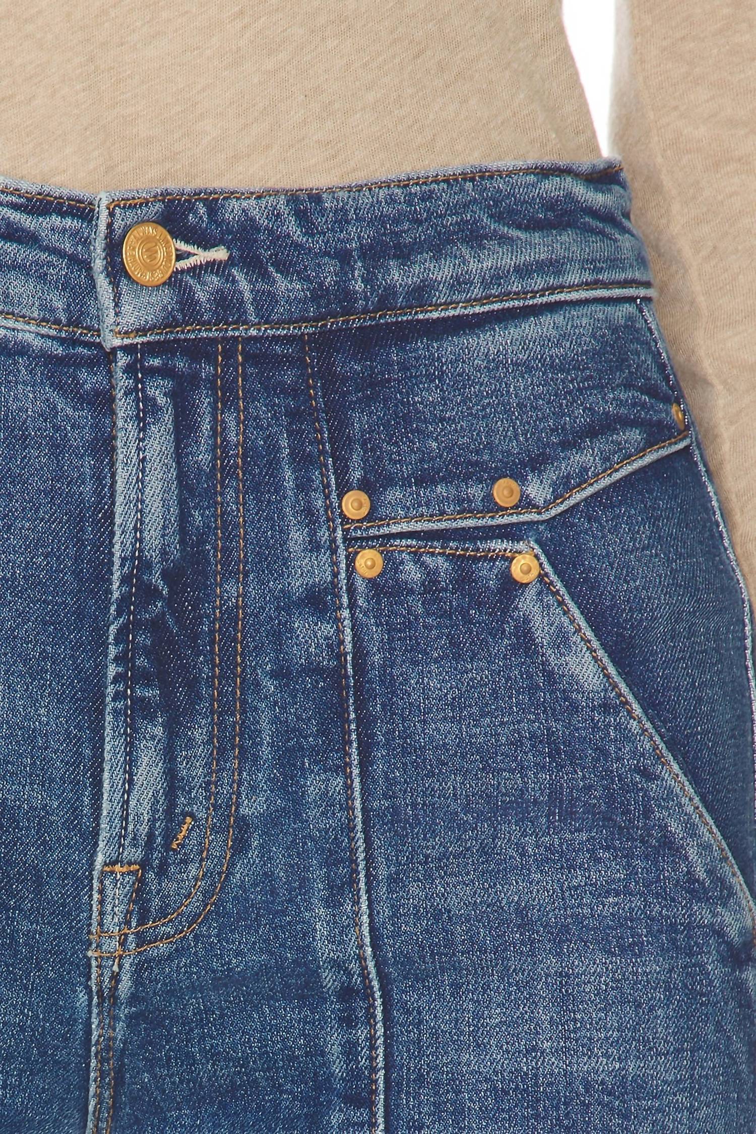 Mother - Riveting Rambler Zip Sneak High-waisted Jeans