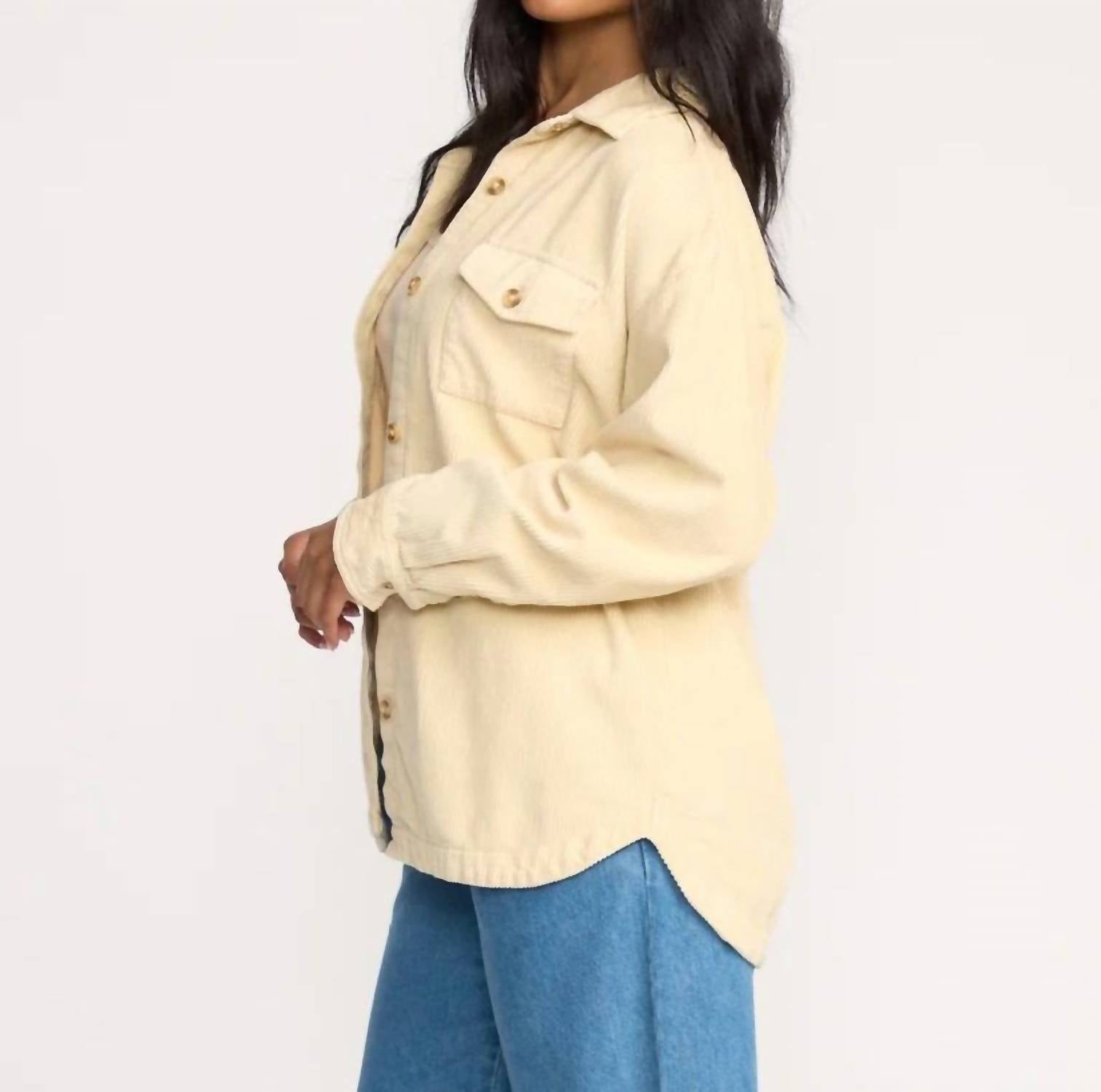 Billabong - Fadeaway Long Sleeve Cord Shacket