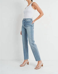 Just Black Denim - Full Length Straight Jeans