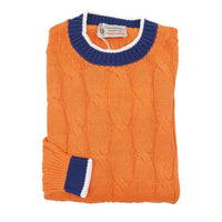 Luigi Borrelli Napoli - Men's Cable Knit Cotton Sweater