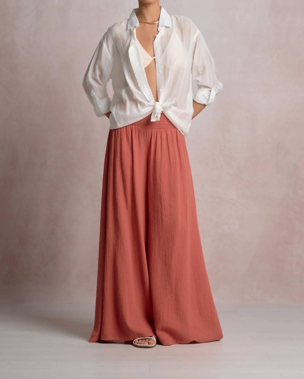 Elan - Wide Leg Palazzo Pants
