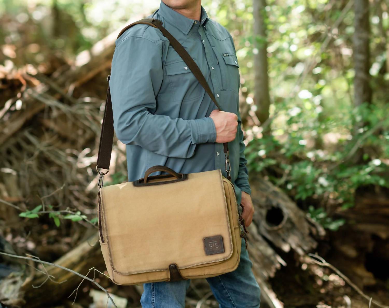 Sts Ranchwear - Men's Buffalo Creek Messenger Bag