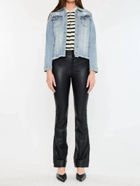 Kancan - Wilson Open Pack Frayed Hem Trucker Jacket