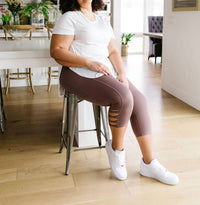 Mono B - Split Hem Athleisure Top
