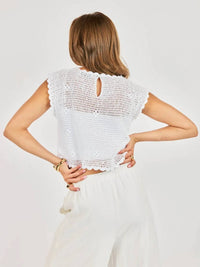 Sadie & Sage - Open Field Crochet Top