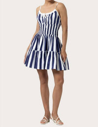 Lusana - Marlo Stripe Mini Dress