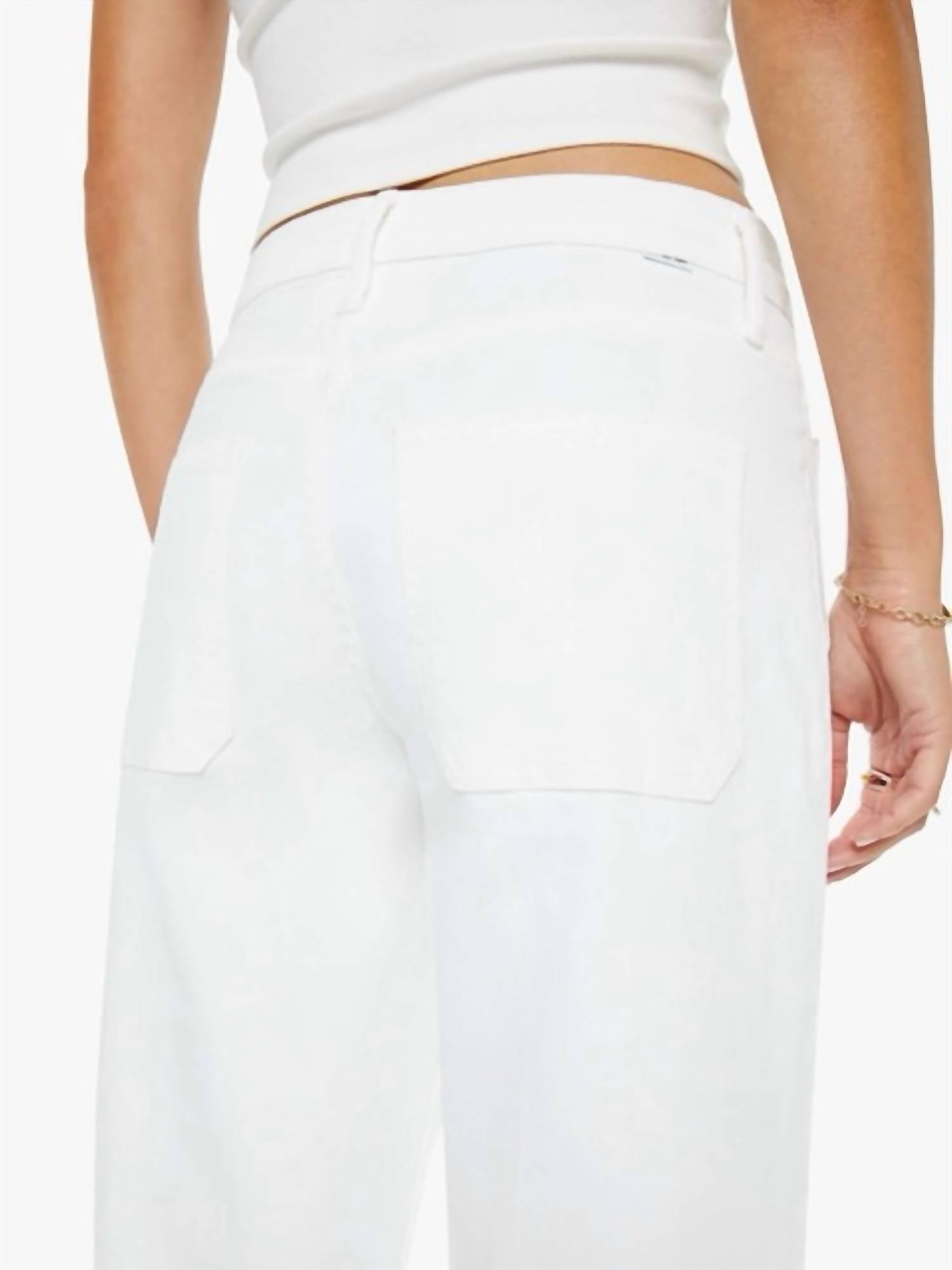 Mother - Patch Pocket Mid Rise Maven Ankle Jeans