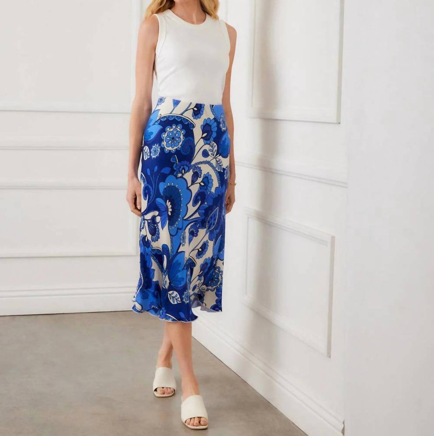 Karen Kane - Bias Cut Midi Skirt