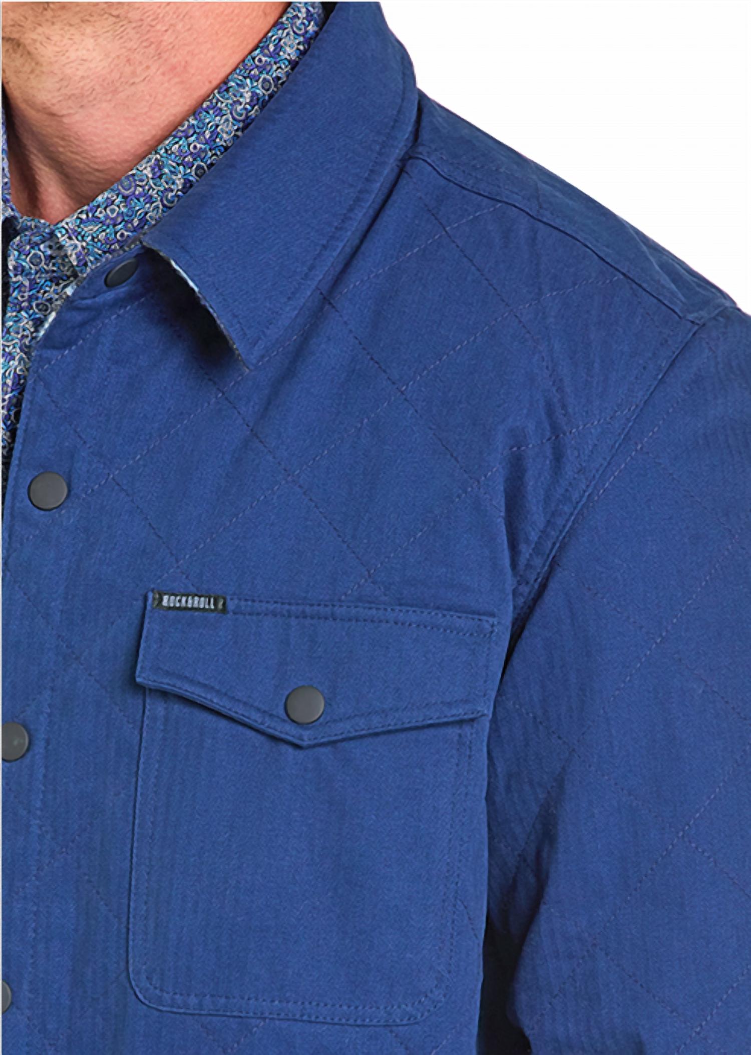 Rock & Roll Denim - Men's Reversible Aztec Shacket