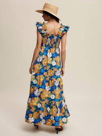 Listicle - Flower Print Maxi Dress