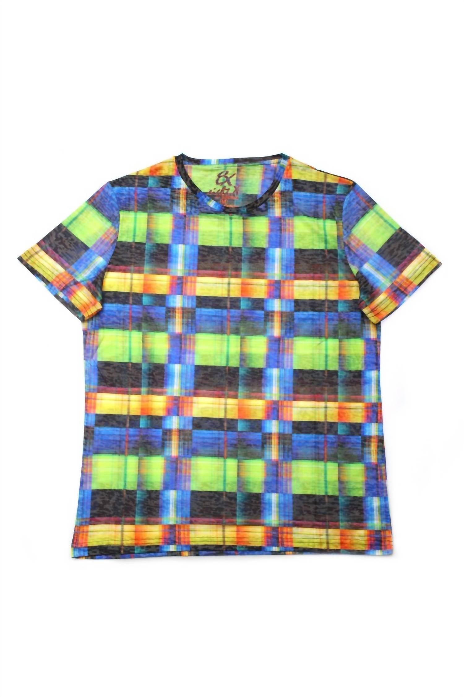 Eight X - Men's Stripes Print T-shirt