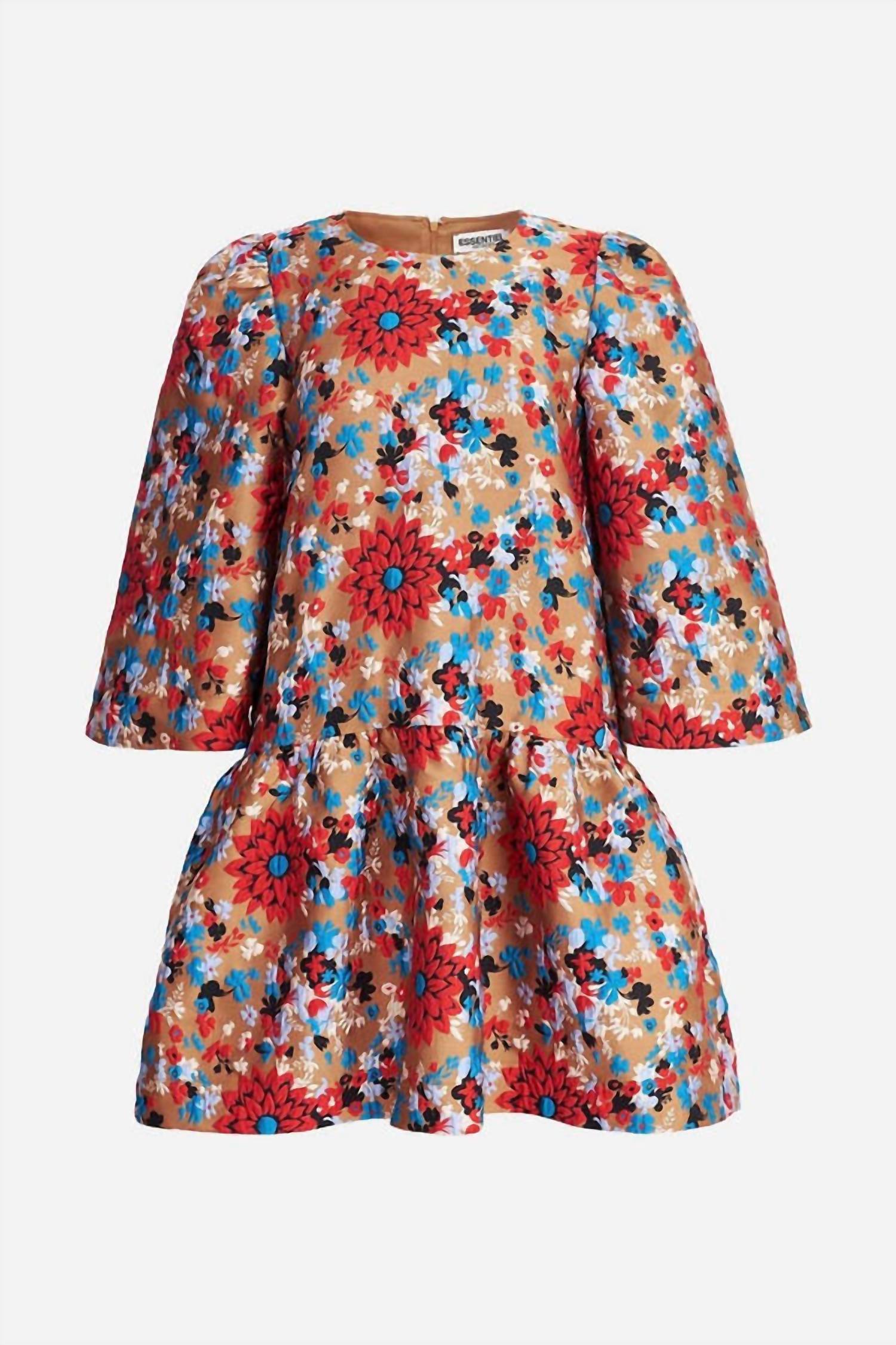 Essentiel Antwerp - Camas Jacquard Swing Dress