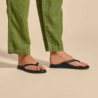 OluKai Women’s Aka Beach Sandals in black 1 - women's shoe - view 6