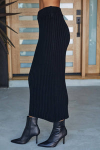 Milio Milano - Viscose Rib Pencil Skirt