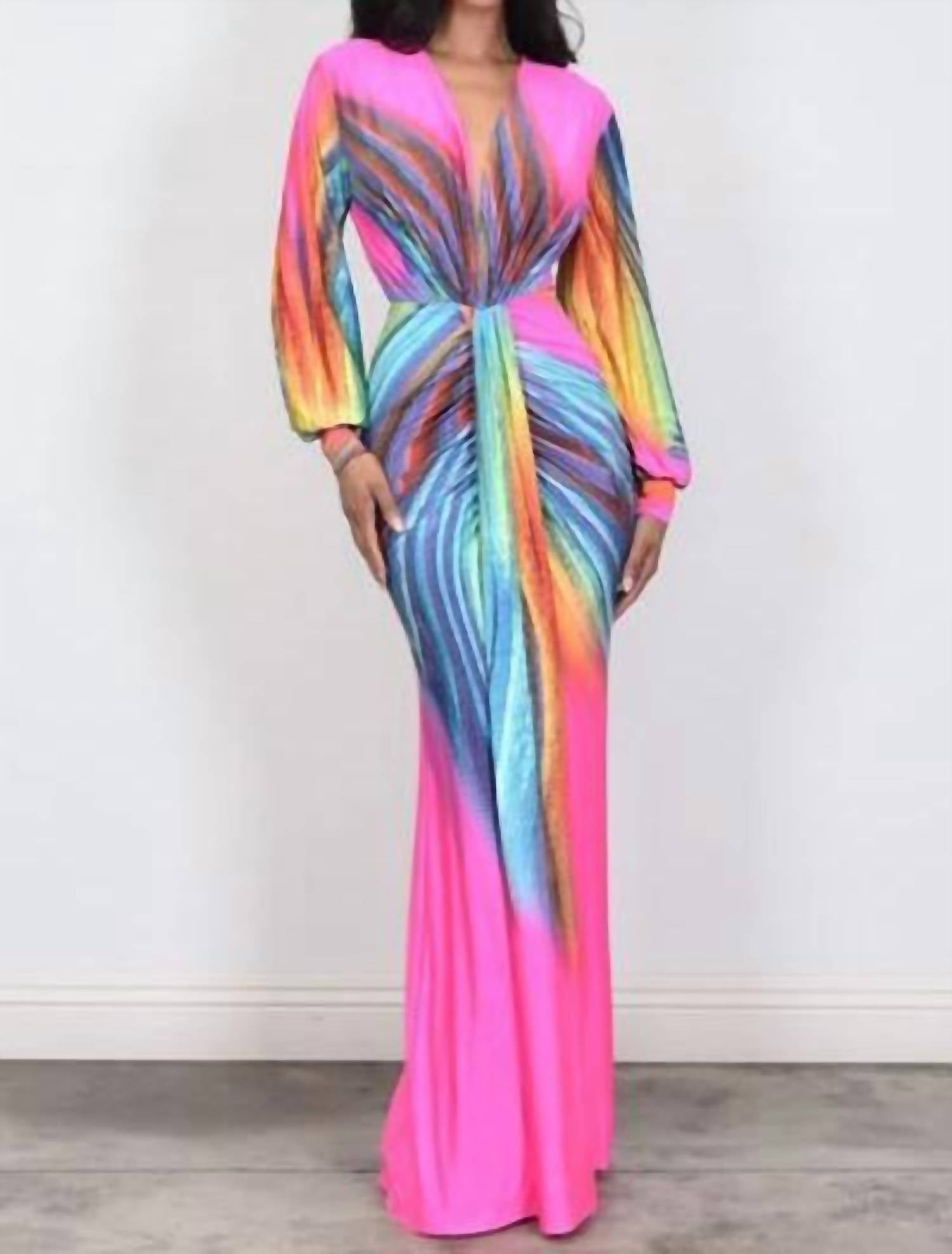 Cameo - Swirl Print Dress