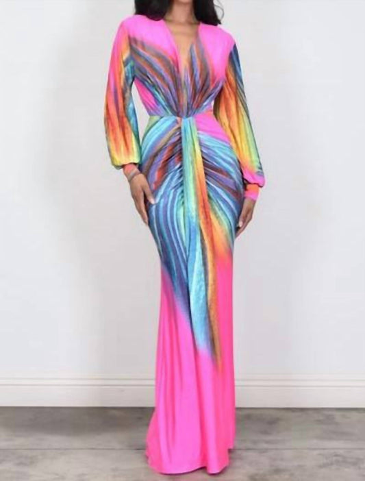 Cameo - Swirl Print Dress