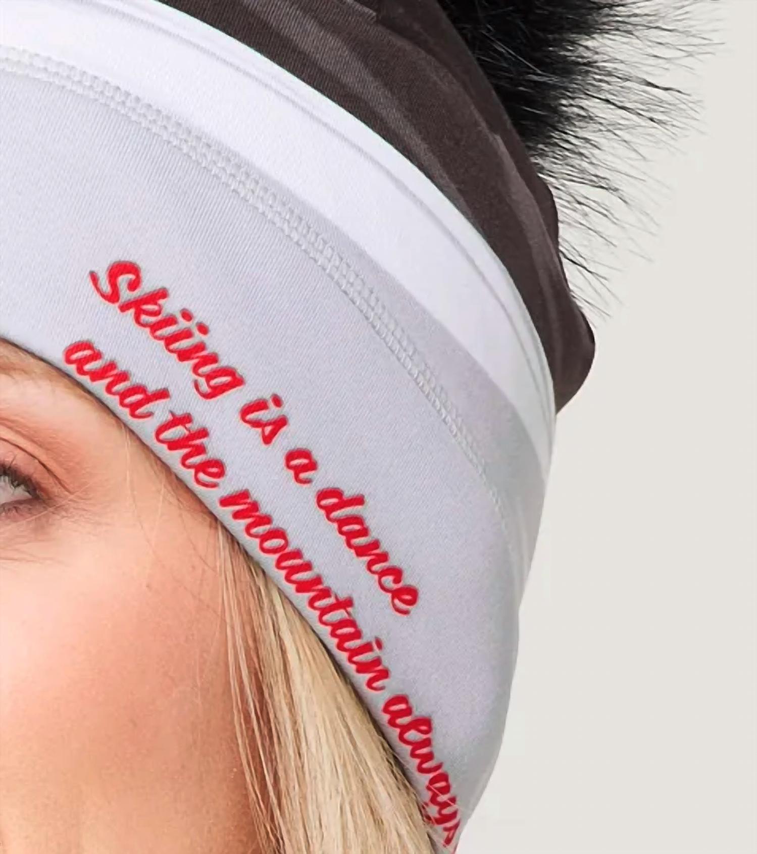 krimson klover Illustrated Beanie in let s dance black - women's hat - detail view