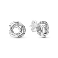 Pandora - Women's Family Always Encircled Stud Earrings